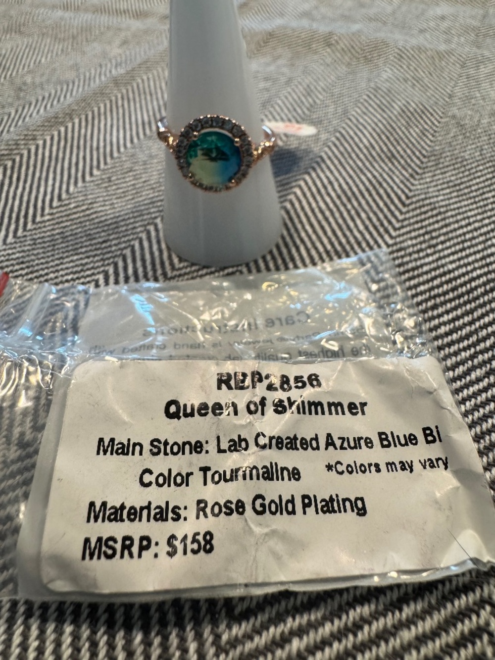 Queen Of Shimmer - Birthday/Original Ring by BP - Size 10  -  RBP2856
